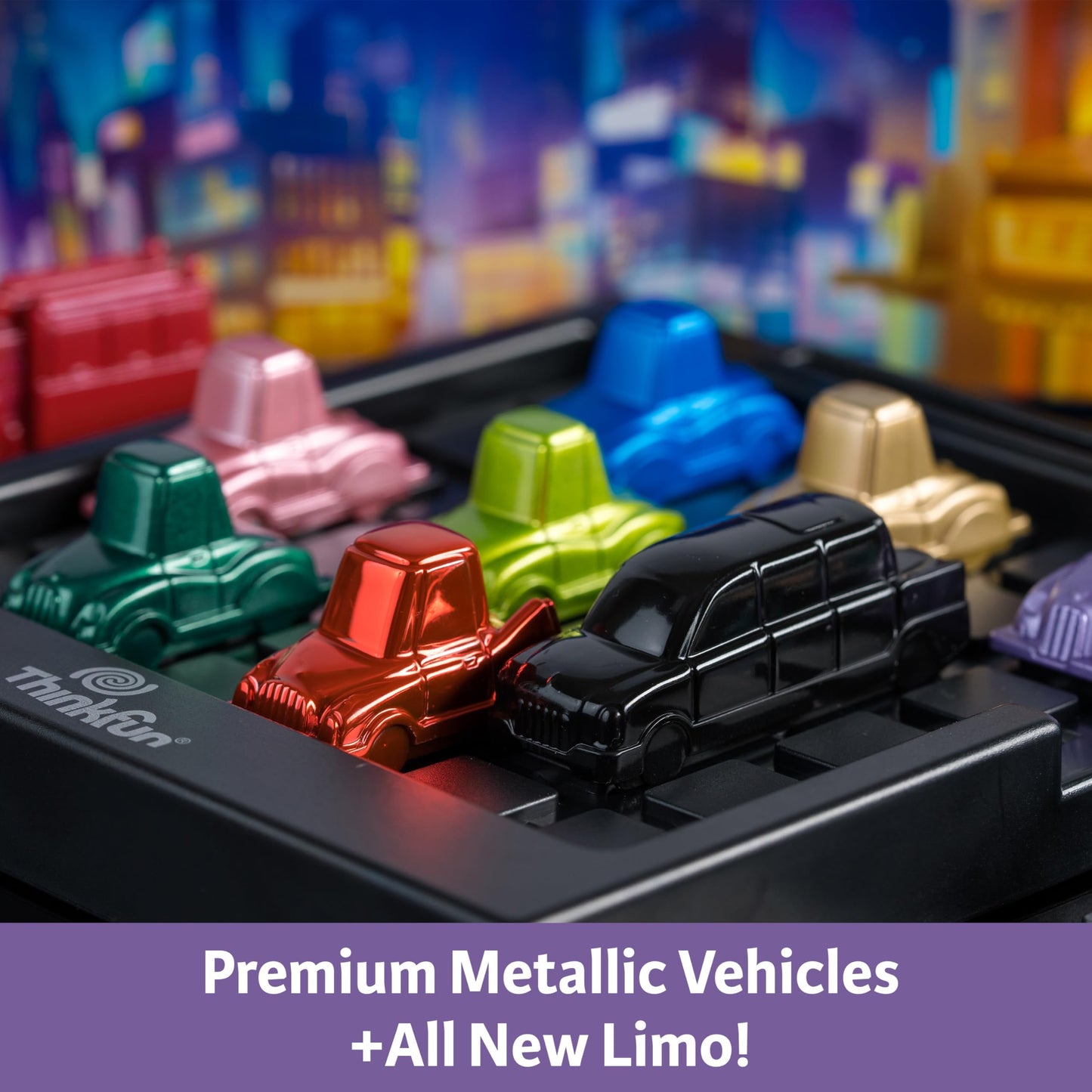 ThinkFun Rush Hour Deluxe Traffic Jam Logic Game and STEM Toy – Tons of Fun with Over 20 Awards Won, International for Over 20 Years