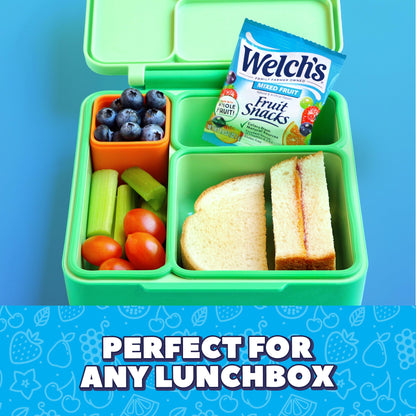 Welch's Fruit Snacks, Mixed Fruit & Summer Fruits Snack Box, Gluten Free, 0.8oz Snack Packs (Pack of 60)
