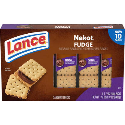 Lance Sandwich Crackers, Variety Pack, 3 Flavors, 20 Individually Wrapped Packs, 6 Sandwiches Each