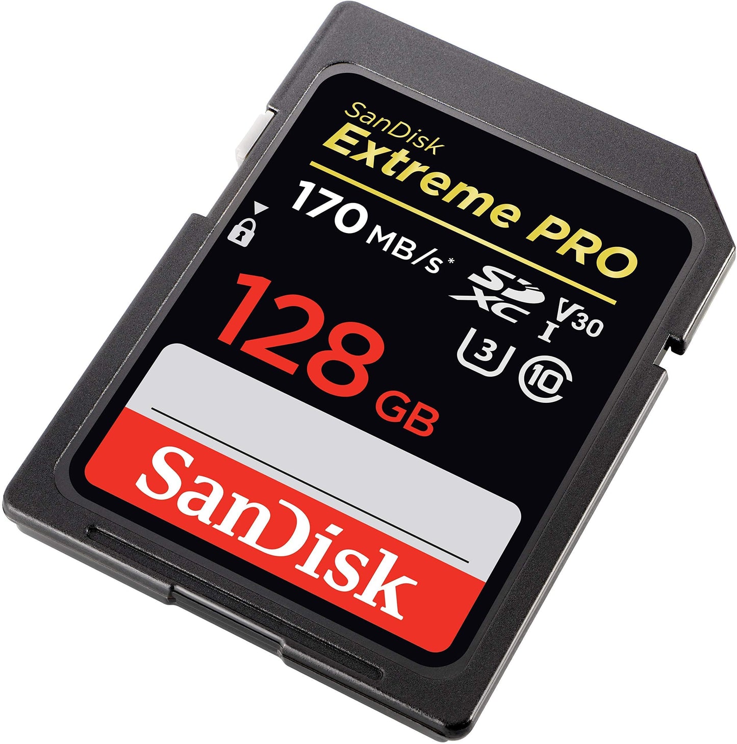 [Older Version] SanDisk 128GB Extreme PRO SDXC UHS-I Card - C10, U3, V30, 4K UHD, SD Card - SDSDXXY-128G-GN4IN