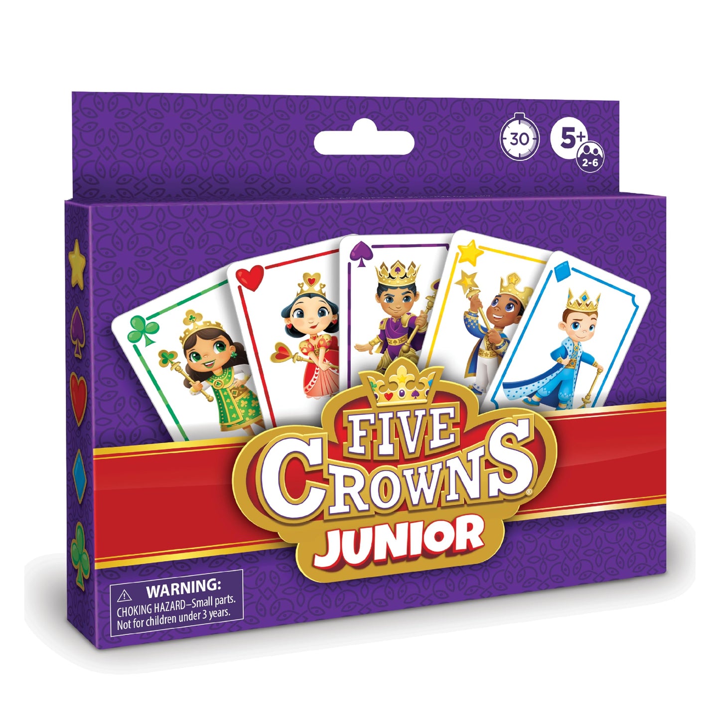 Five Crowns – Card Game for Kids and Adults, Travel and Family Game Night Favorite, The Game isn’t Over Until the Kings Go Wild, 5 Suited Rummy Style Card Game, 1-7 Players, Ages 8+