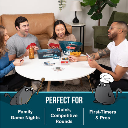 Exploding Kittens Original Edition - 2-5 Players - Ages 7+ - 15 Minutes to Play - High Stakes Card Game - Party Game, Family Game Night, Kid and Adult Card Game