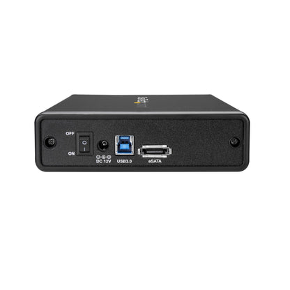 StarTech.com 3.5" External SATA Hard Drive Enclosure - Trayless eSATA / USB 3.0 Hard Drive Enclosure with UASP (S351BMU33ET)