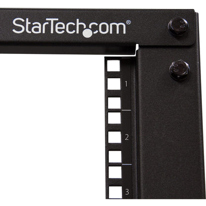 StarTech 42U 4-Post Server Rack, 19in Open Frame Rack with 40in (101cm) Mounting Depth and 1323lb (600kg) Weight Capacity, Mobile or Floor Mount IT Rack