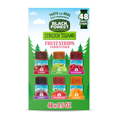 Black Forest Stretch Island Fruit Strips Variety Pack, 12 Count (Pack of 2)