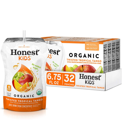 Honest Kids Variety Pack Organic Fruit Juice Drink, 675 fl oz, 32 Pack