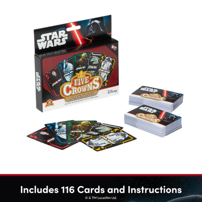 Five Crowns – Card Game for Kids and Adults, Travel and Family Game Night Favorite, The Game isn’t Over Until the Kings Go Wild, 5 Suited Rummy Style Card Game, 1-7 Players, Ages 8+