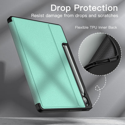 JETech Case for Samsung Galaxy Tab S10 Lite / S10 FE / S9 FE 10.9-Inch with S Pen Holder, Slim Folio Stand Protective Tablet Cover, Multi-Angle Viewing (Black)