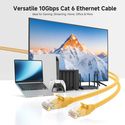 Cable Matters 10Gbps Snagless Cat 6 Ethernet Cable - 20ft, Cat 6 Cable, Cat6 Cord, Ethernet Cord, Black