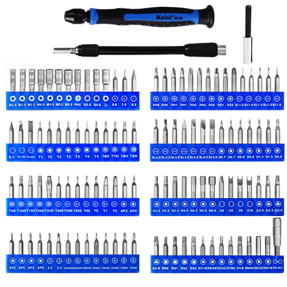 Kaisi 136 in 1 Electronics Repair Tool Kit Professional Precision Screwdriver Set Magnetic Drive Kit with Portable Bag