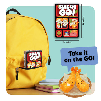 Sushi Go - The Pick and Pass family Card Game from Gamewright, great for 2-5 players aged 8 and up