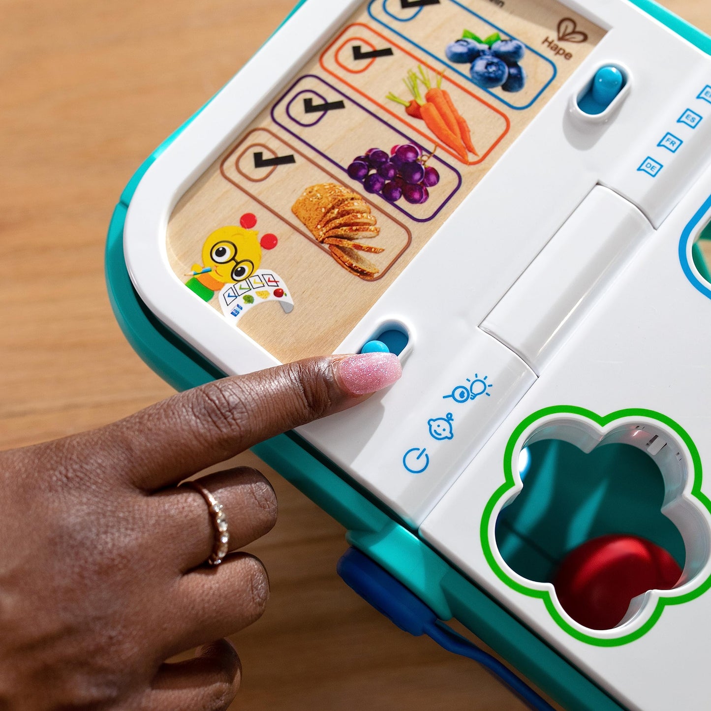 Baby Einstein + Hape Magic Touch Toy Cash Register Pretend to Check Out Toy, Real Sounds and Music, Ages 1, 2, 3, 4+