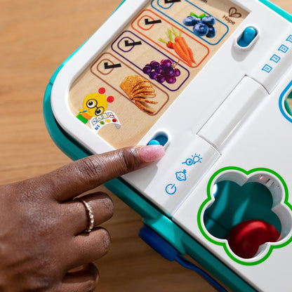 Baby Einstein + Hape Magic Touch Toy Cash Register Pretend to Check Out Toy, Real Sounds and Music, Ages 1, 2, 3, 4+