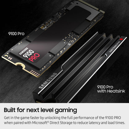Samsung SSD 9100 PRO 2TB, PCIe 5.0x4 M.2 2280, Up to 14,700MB/s