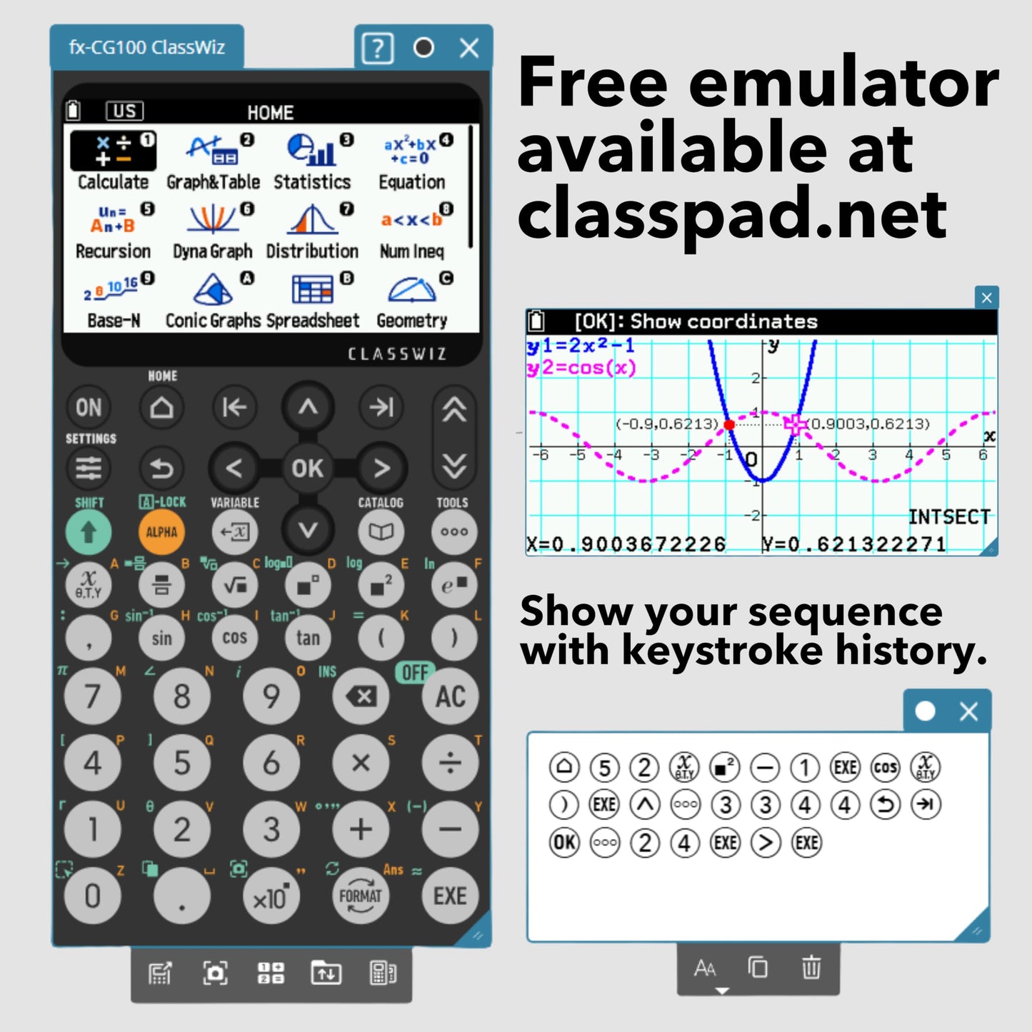 CASIO PRIZM FX-CG50 Color Graphing Calculator