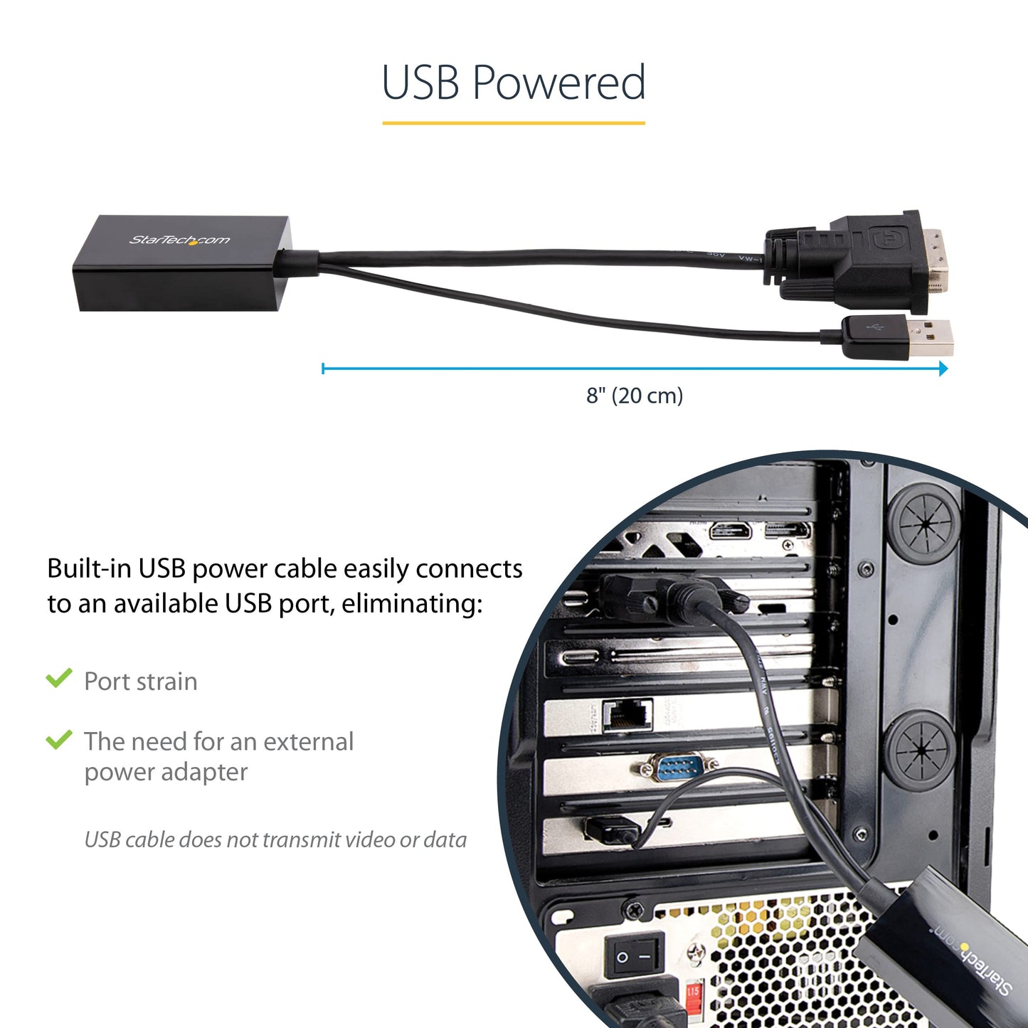 StarTech Use This Dvi to Displayport Converter to Connect Your Dvi Computer to A Dp Monit