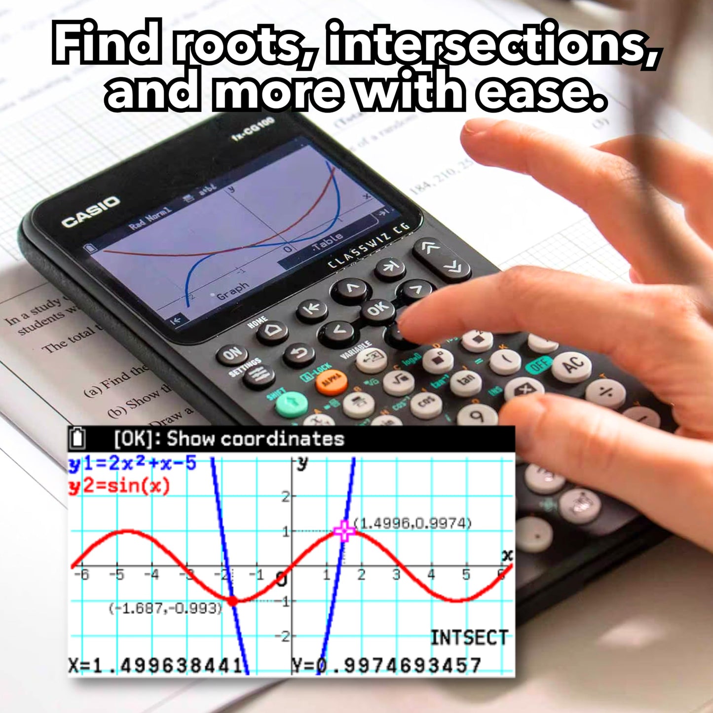 CASIO PRIZM FX-CG50 Color Graphing Calculator