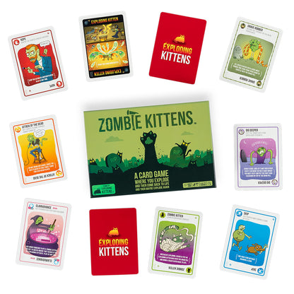 Exploding Kittens Original Edition - 2-5 Players - Ages 7+ - 15 Minutes to Play - High Stakes Card Game - Party Game, Family Game Night, Kid and Adult Card Game