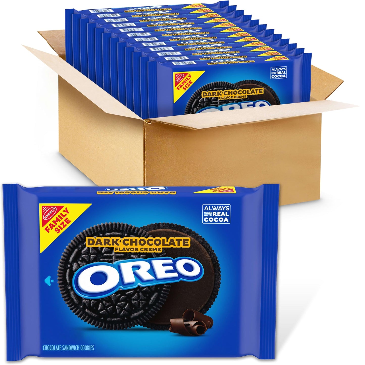 OREO Chocolate Sandwich Cookies, 20 Snack Packs (2 Cookies Per Pack)