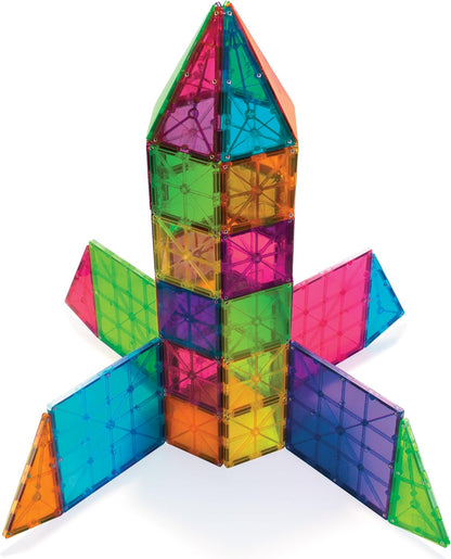 Magna-Tiles Clear Colors 100 Piece Set