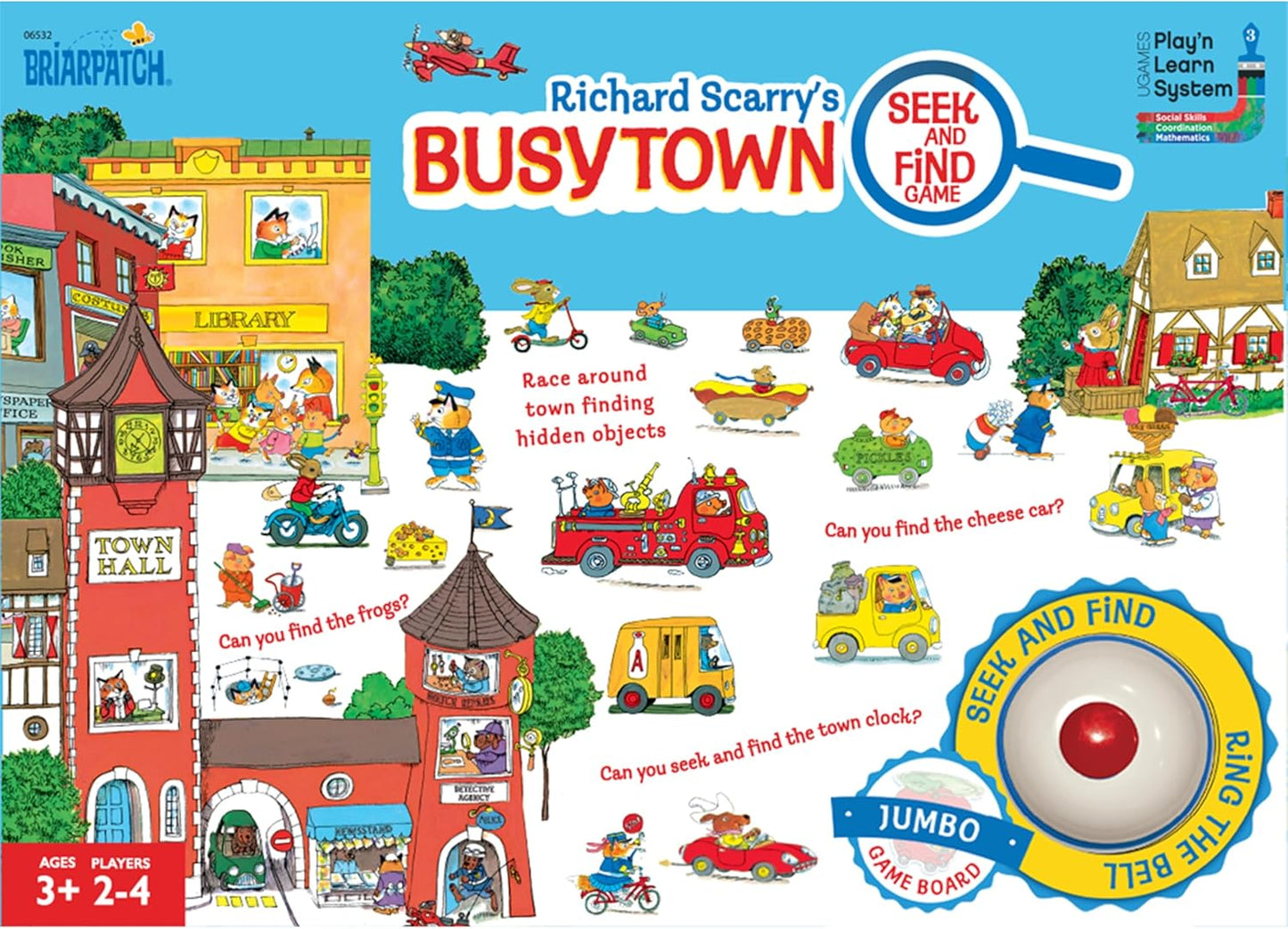 Briarpatch, Richard Scarry's Busytown Seek and Find Game, Based on Early Reader Books for Preschool, Kindergarten and 1st Grade