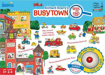 Briarpatch, Richard Scarry's Busytown Seek and Find Game, Based on Early Reader Books for Preschool, Kindergarten and 1st Grade