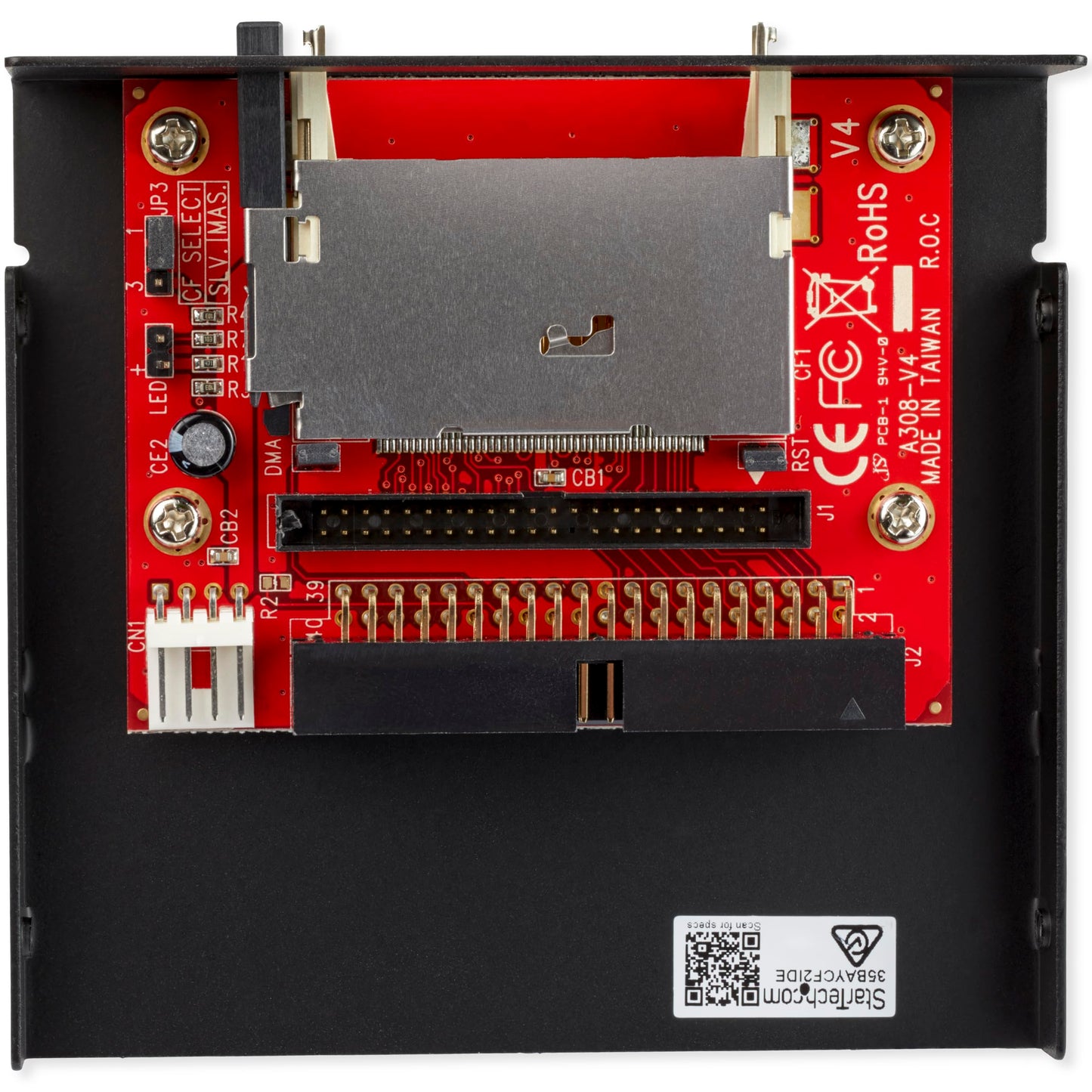 StarTech.com 3.5in Drive Bay IDE to Single CF SSD Adapter Card Reader, TAA (35BAYCF2IDE)