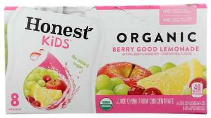 Honest Kids Variety Pack Organic Fruit Juice Drink, 675 fl oz, 32 Pack