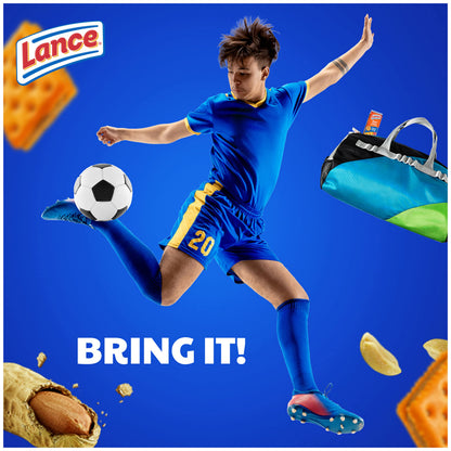 Lance Sandwich Crackers, Variety Pack, 3 Flavors, 20 Individually Wrapped Packs, 6 Sandwiches Each