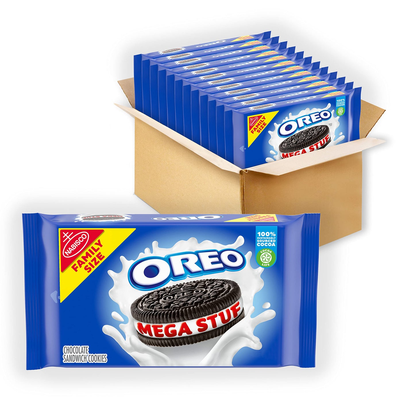 OREO Chocolate Sandwich Cookies, 20 Snack Packs (2 Cookies Per Pack)