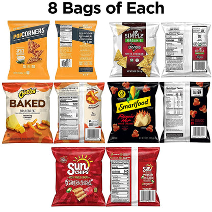 Frito-Lay Ultimate Smart Care Package 2.0, Variety Assortment of Snacks (Pack of 40)