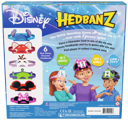 Hedbanz, Quick Question Picture Guessing Family Game for Game Night Headbands Board Game, for Adults and Kids Ages 7 and Up (Edition May Vary)