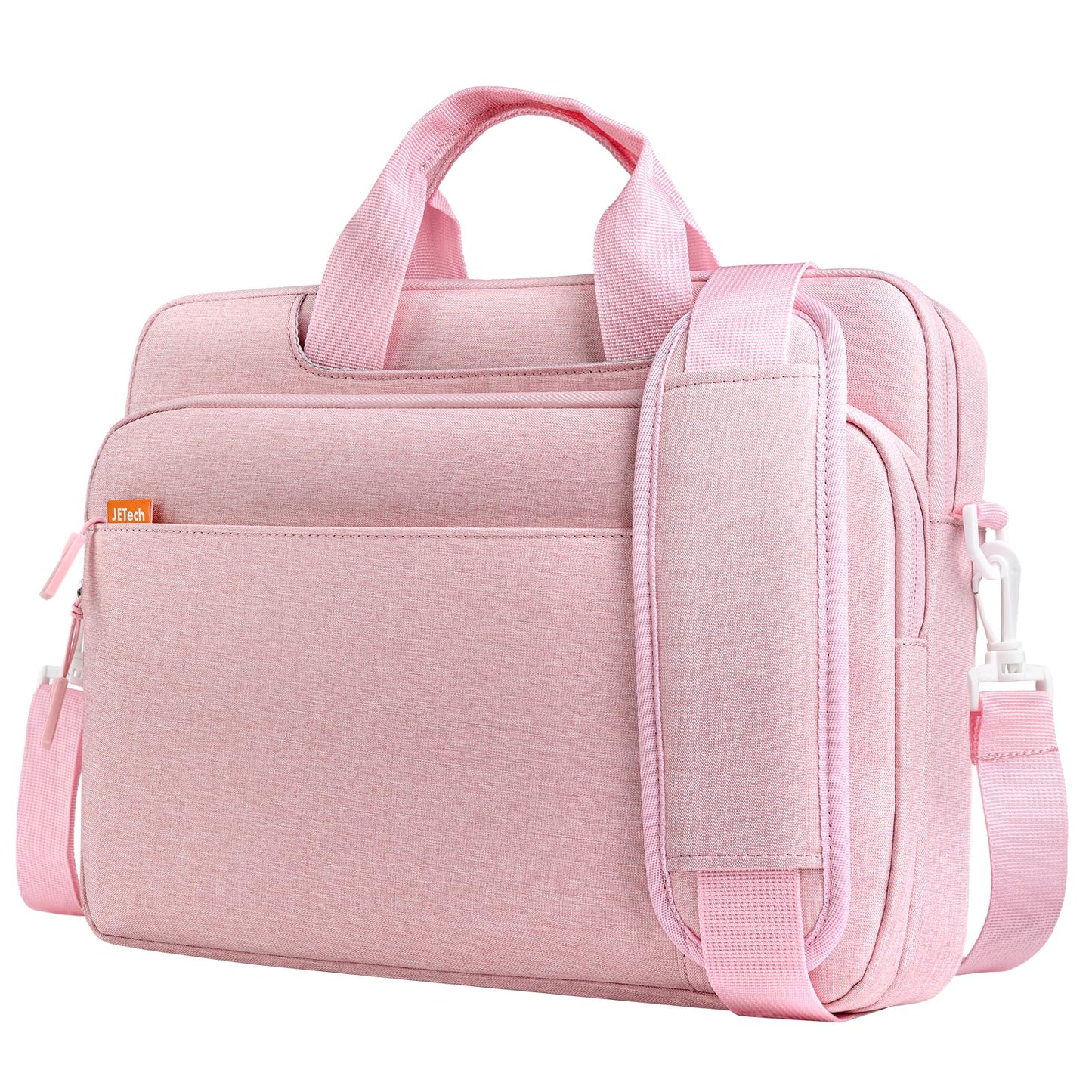 JETech 15 15.6 16 Inch Laptop Bag Case, Waterproof Computer Sleeve Cover Compatible with MacBook Air/Pro 15/16, Surface Book 3/2 15, Dell Inspiron 15.6, HP Pavilion 15.6 (Light Grey)