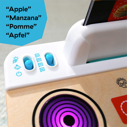 Baby Einstein + Hape Magic Touch Toy Cash Register Pretend to Check Out Toy, Real Sounds and Music, Ages 1, 2, 3, 4+