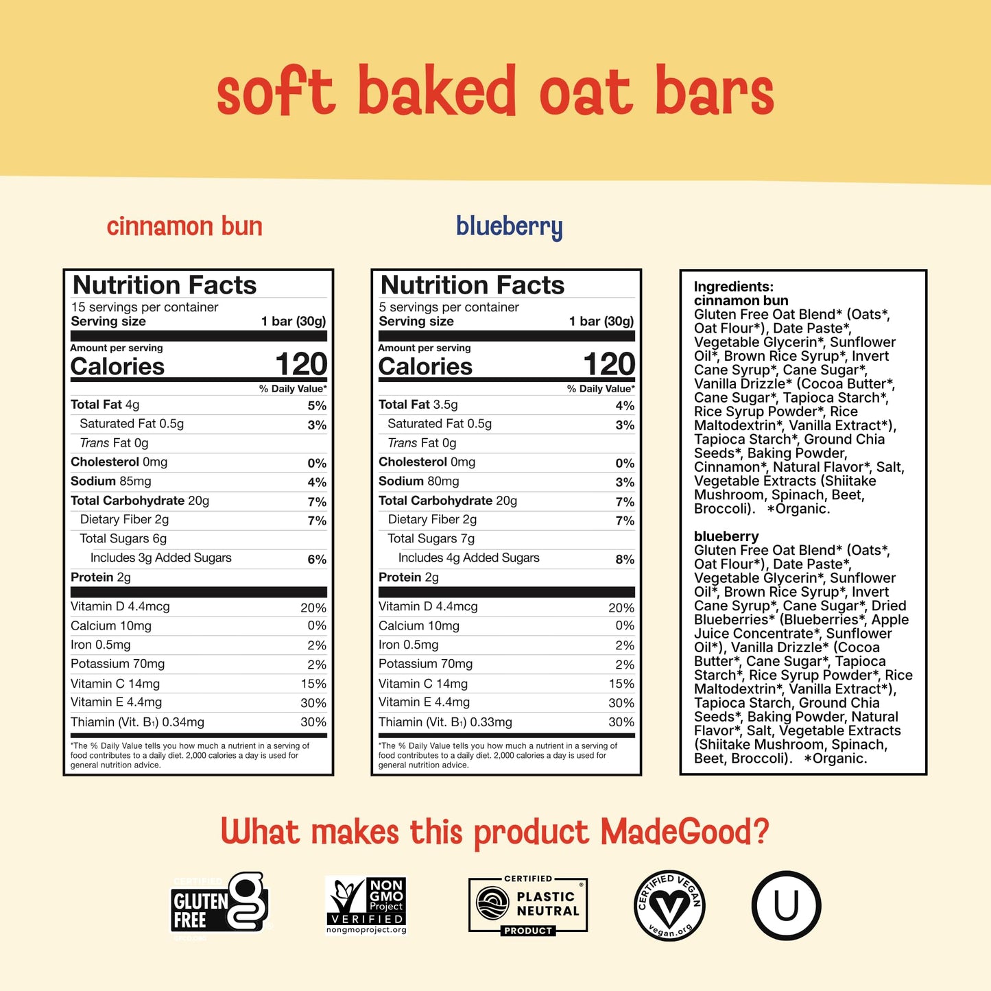 MadeGood Granola Variety Pack, Crunchy Squares, Bites, Bars, and Morning Bars for Breakfast and Healthy Snacking, Organic and Gluten Free, 36 Pack