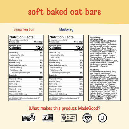 MadeGood Granola Variety Pack, Crunchy Squares, Bites, Bars, and Morning Bars for Breakfast and Healthy Snacking, Organic and Gluten Free, 36 Pack