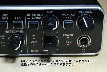 Behringer umc204hd 64-bit/192khzusb Soundcard (beringa-)