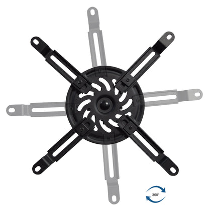 VIVO Universal Extending Ceiling Projector Mount, Height Adjustable Projection, White, MOUNT-VP02W