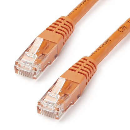 StarTech 6ft CAT6 Ethernet Cable - White CAT 6 Gigabit Ethernet Wire -250Mhz 100W PoE RJ45 UTP Molded Network Patch Cord with Strain Relief (C6PATCH6WH)