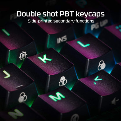 HyperX Alloy Origins 65 - Mechanical Gaming Keyboard – Compact 65% Form Factor - Linear Red Switch - Double Shot PBT Keycaps - RGB LED Backlit - NGENUITY Software Compatible,Black