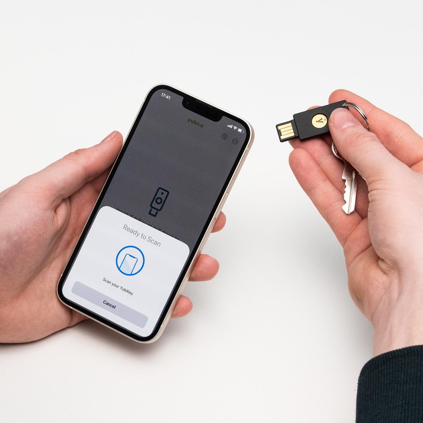 Yubico - YubiKey 5C NFC - Multi-Factor authentication (MFA) Security Key and passkey, Connect via USB-C or NFC, FIDO Certified - Protect Your Online Accounts
