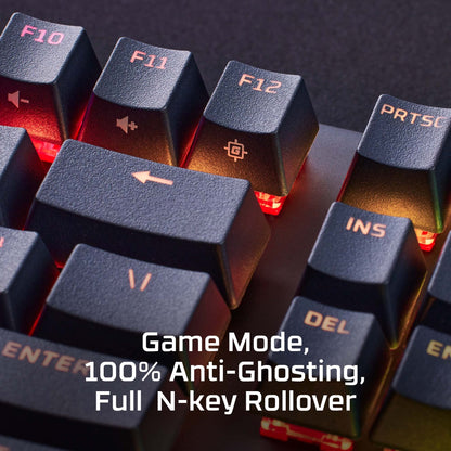 HyperX Alloy Origins 65 - Mechanical Gaming Keyboard – Compact 65% Form Factor - Linear Red Switch - Double Shot PBT Keycaps - RGB LED Backlit - NGENUITY Software Compatible,Black