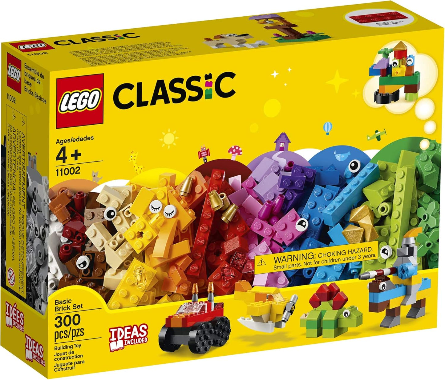 LEGO Classic Basic Brick Set 11002 Building Kit (300 Pieces)