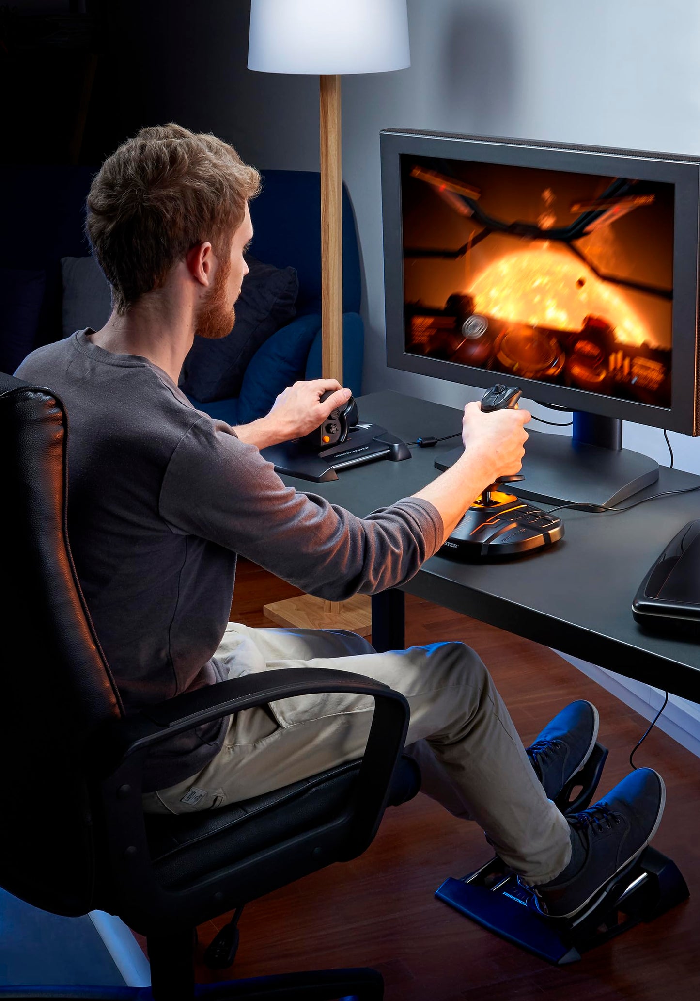 Thrustmaster T16000M FCS HOTAS (Compatible with PC)