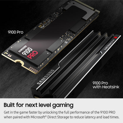 Samsung SSD 9100 PRO 2TB, PCIe 5.0x4 M.2 2280, Up to 14,700MB/s