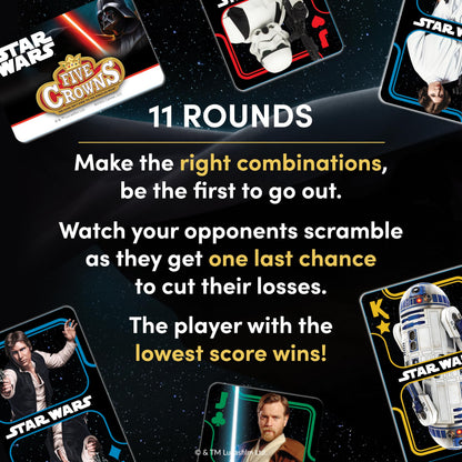 Five Crowns – Card Game for Kids and Adults, Travel and Family Game Night Favorite, The Game isn’t Over Until the Kings Go Wild, 5 Suited Rummy Style Card Game, 1-7 Players, Ages 8+