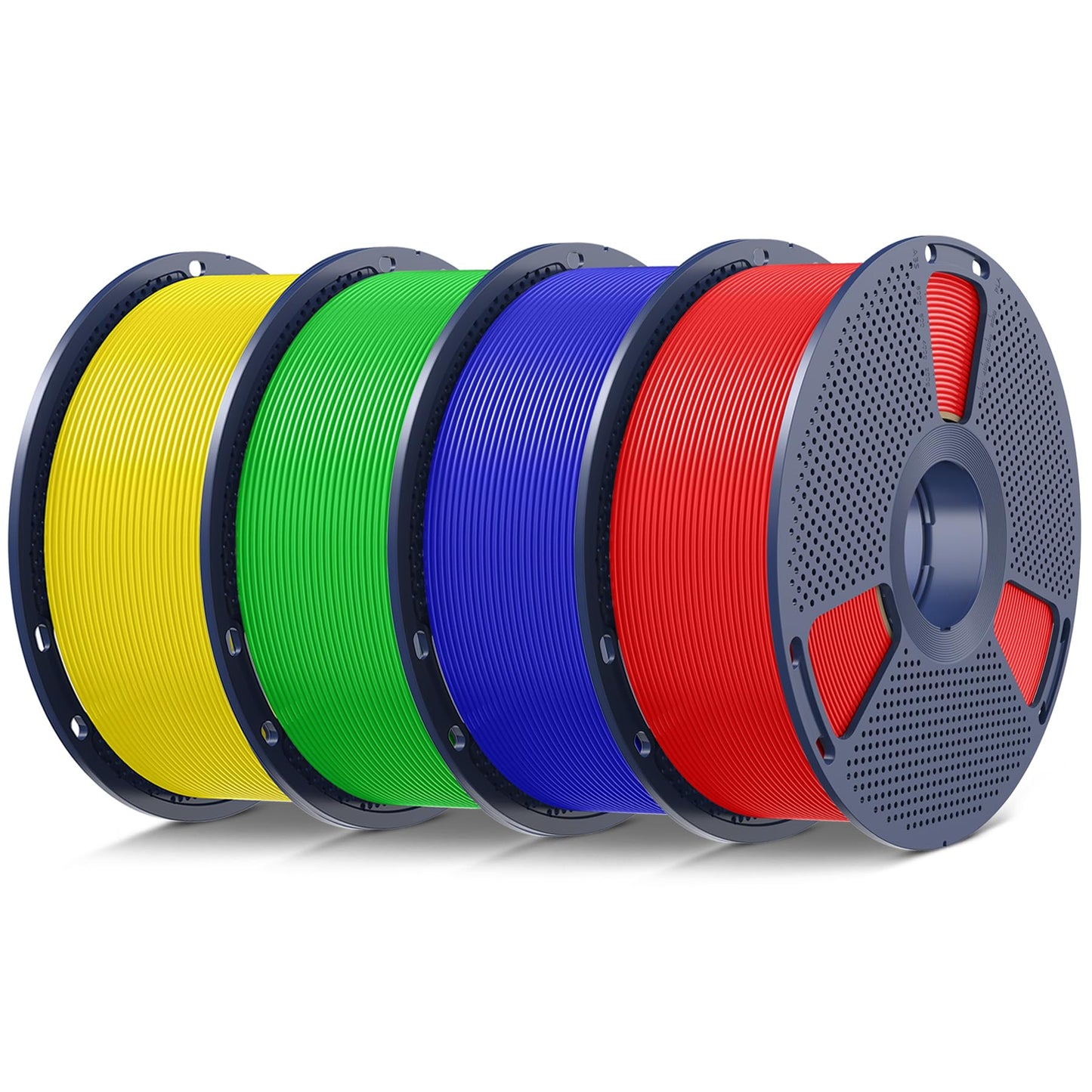 SUNLU PLA 3D Printer Filament PLA Filament 1.75mm, Neatly Wound 3D Printing Filament 1.75mm, Dimensional Accuracy +/- 0.02 mm, Fit Most FDM 3D Printers, 1kg Spool (2.2lbs), Black