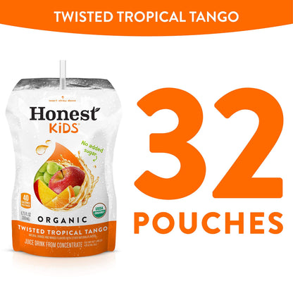 Honest Kids Variety Pack Organic Fruit Juice Drink, 675 fl oz, 32 Pack