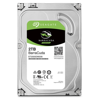 Seagate BarraCuda 8 TB Internal Hard Drive HDD – 3.5 Inch SATA 6 Gb/s, 5,400 RPM, 256 MB Cache for Computer Desktop PC (ST8000DMZ04/004)