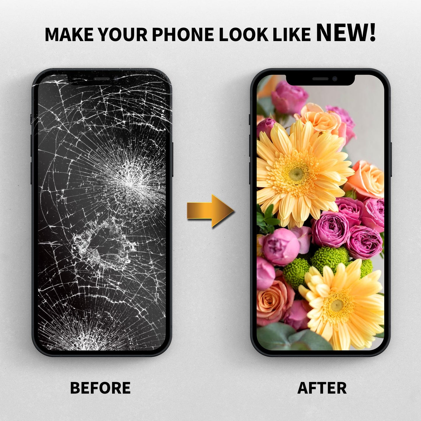 Compatible with iPhone XR Premium LCD Screen Replacement 6.1 inch (Model A1984, A2105, A2106, A2108) High Resolution Display digitizer Assembly Touch Screen